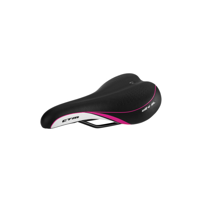 Sedlo CTM Elite čierna/sýta ružová