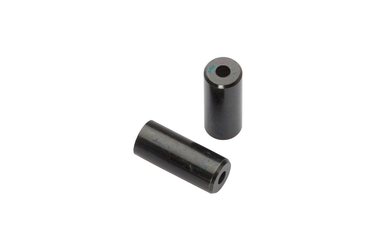 BOT115-4H koncovka otvorená 4mm, mosadzná čierna