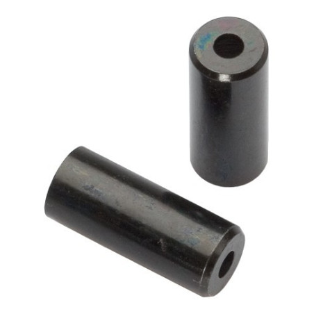 BOT115-4H koncovka otvorená 4mm, mosadzná čierna