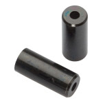 BOT115-4H koncovka otvorená 4mm, mosadzná čierna
