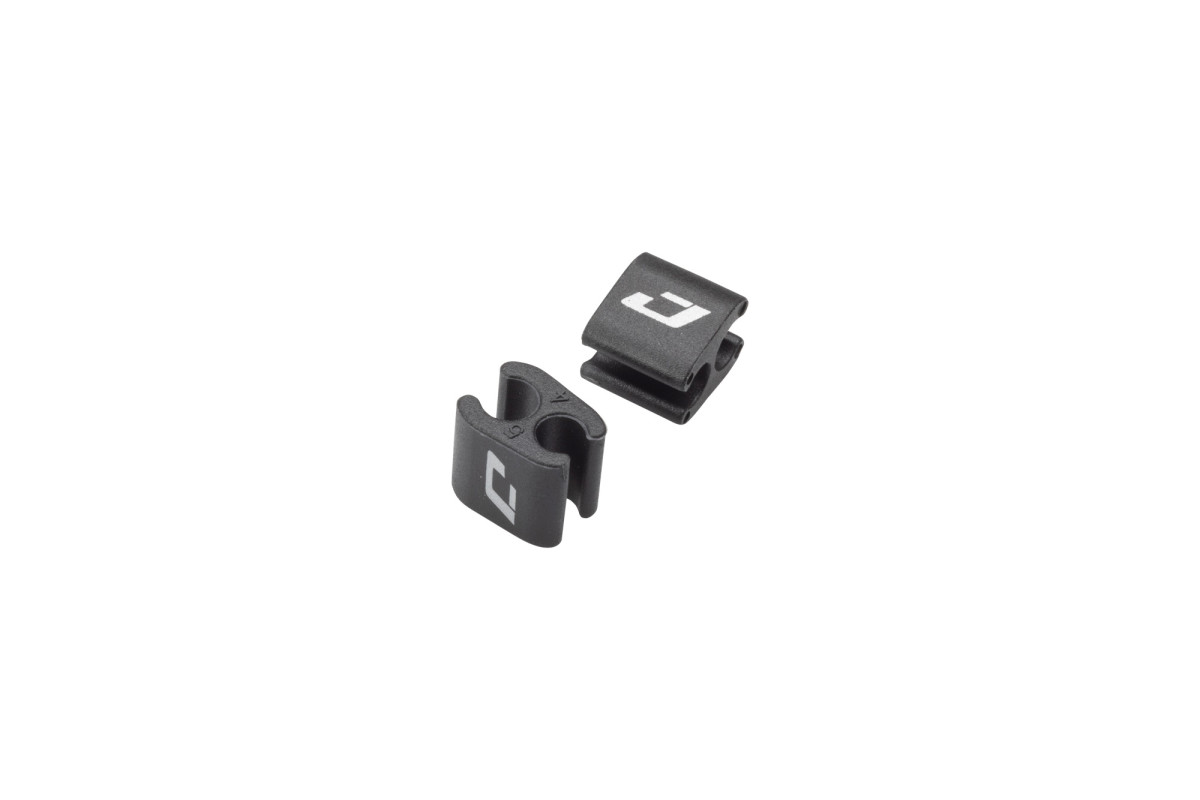 CHA167 držiak E - kábla, 4/5 mm, čierny, OEM