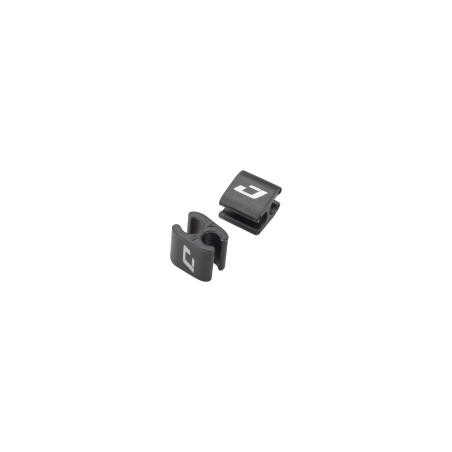 CHA167 držiak E - kábla, 4/5 mm, čierny, OEM