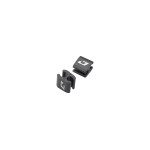CHA167 držiak E - kábla, 4/5 mm, čierny, OEM