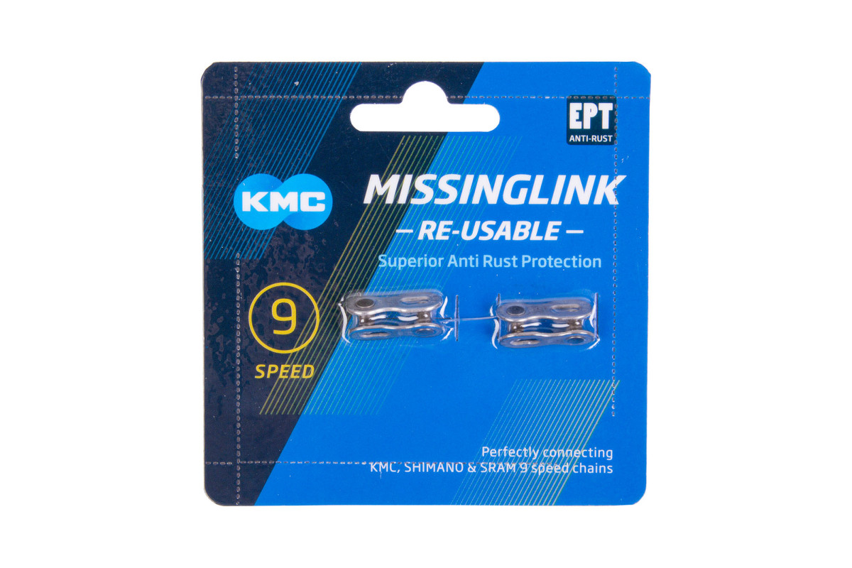 Spojka reťaze KMC, CL-566R 6,6mm, 9-kolo, 2ks