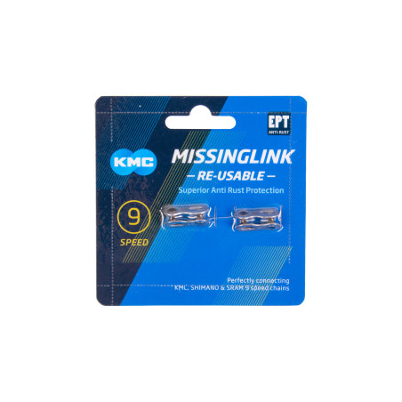 Spojka reťaze KMC, CL-566R 6,6mm, 9-kolo, 2ks