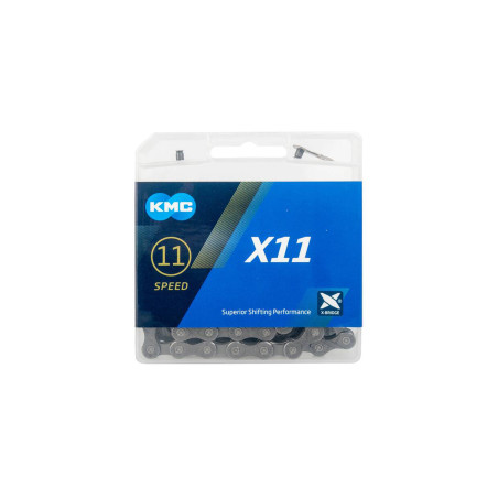Reťaz KMC X11R, šedá, 11-kolo