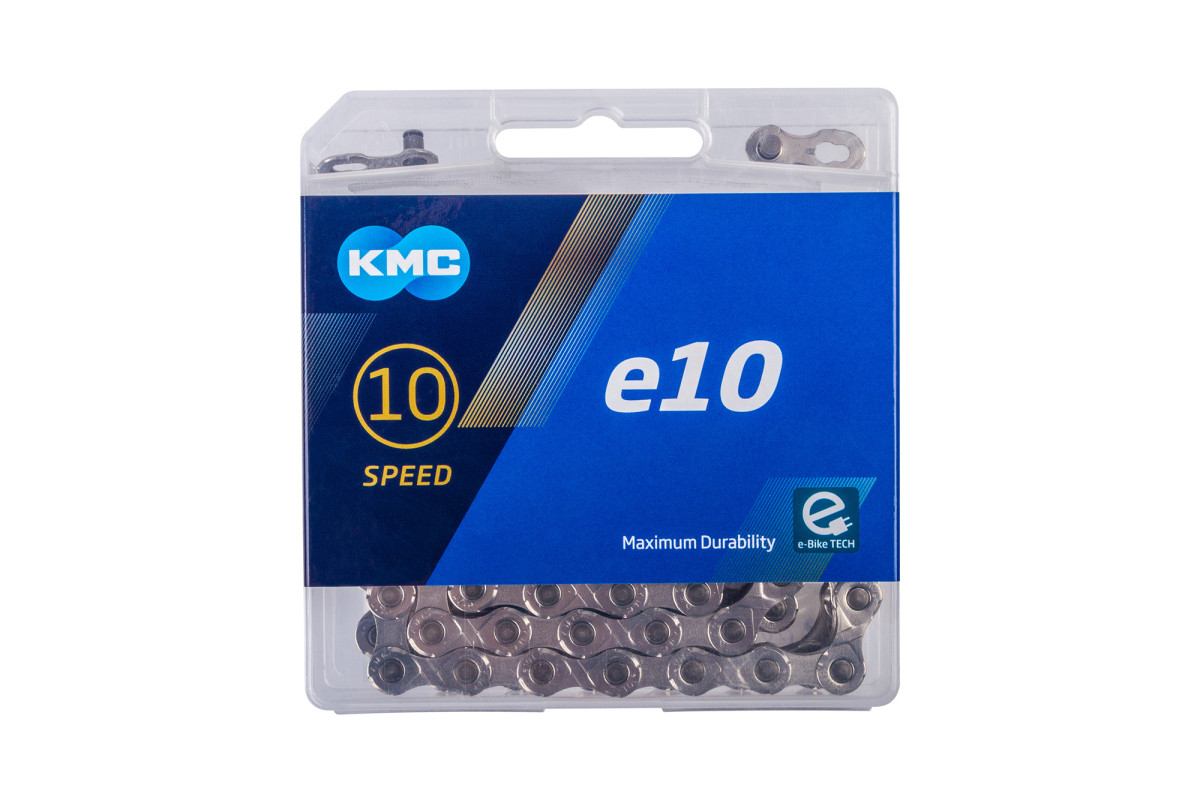 Reťaz KMC, e10, 10-kolo, silver