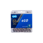 Reťaz KMC, e10, 10-kolo, silver