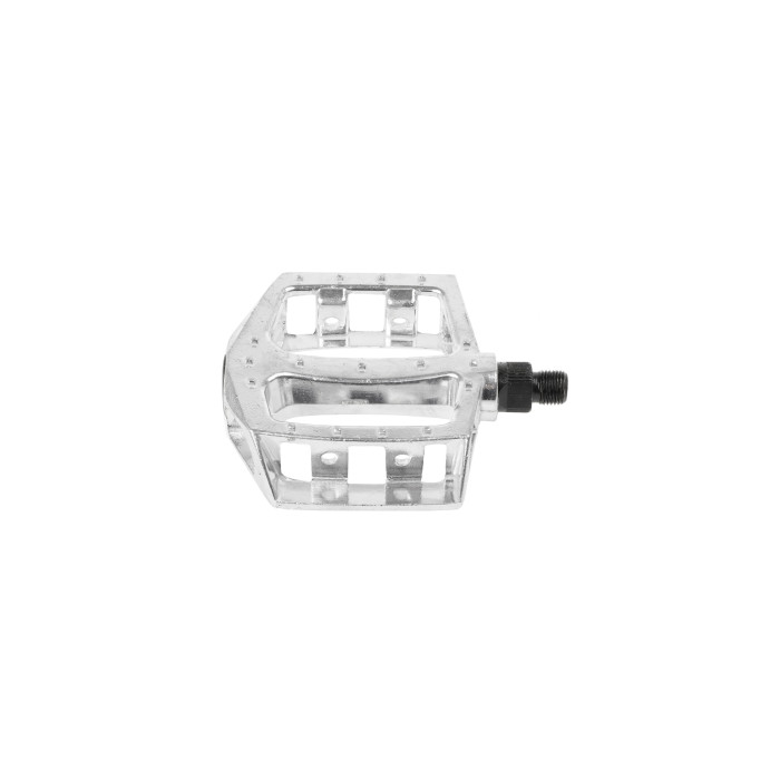 Pedále BMX ,duralové bez odrazky, 9/16'', strieborné