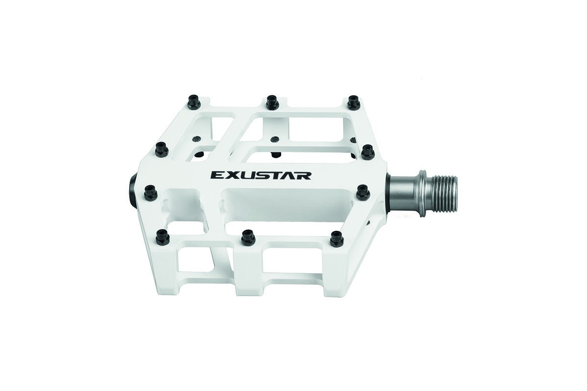 Pedále BMX  EXUSTAR, biele