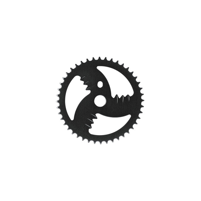 Prevodník BMX, 44 zubový, oceľový, čierny