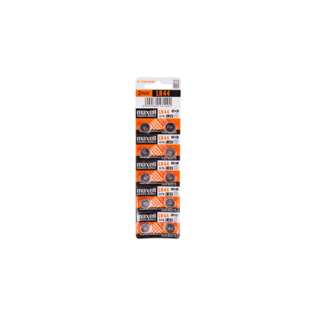 Batérie ploché alkalické LR44/AG13/L1154F,10ks na blistri