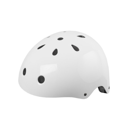 Prilba BMX, dospelí, biela L