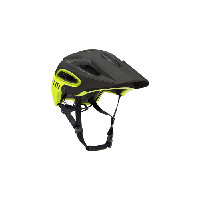 Prilba CTM Draax, matná čierna/limetková, L