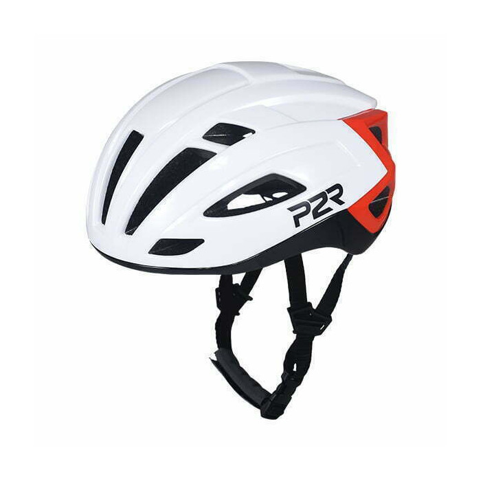 P2R RODEO, M/L (59-61cm), White-black-red,matt&ampshine