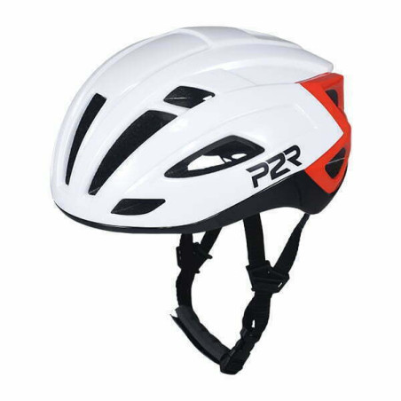 P2R RODEO, M/L (59-61cm), White-black-red,matt&ampshine