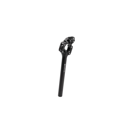Odpružená sedlovka M-WAVE Vario, paralelogramová, čierna, 27,2 mm