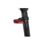 Osvetlenie zadné CTM Caliber, 65lm, USB, čierne