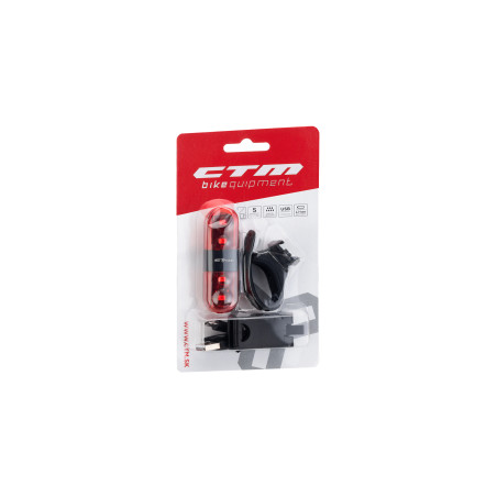 Osvetlenie zadné CTM RUBYQ, 23lm, USB