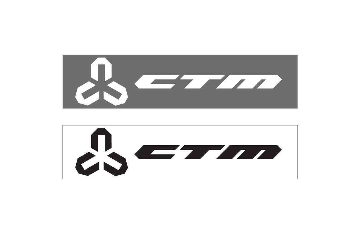 Nálepka CTM - 1400 x 240mm, biela L
