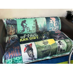 Deka s cyklo motívom