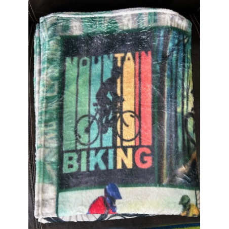 Deka s cyklo motívom