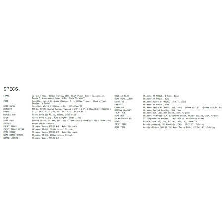 NORCO Sight C2 150 29 Raw Fast Black - SZ2 (M)