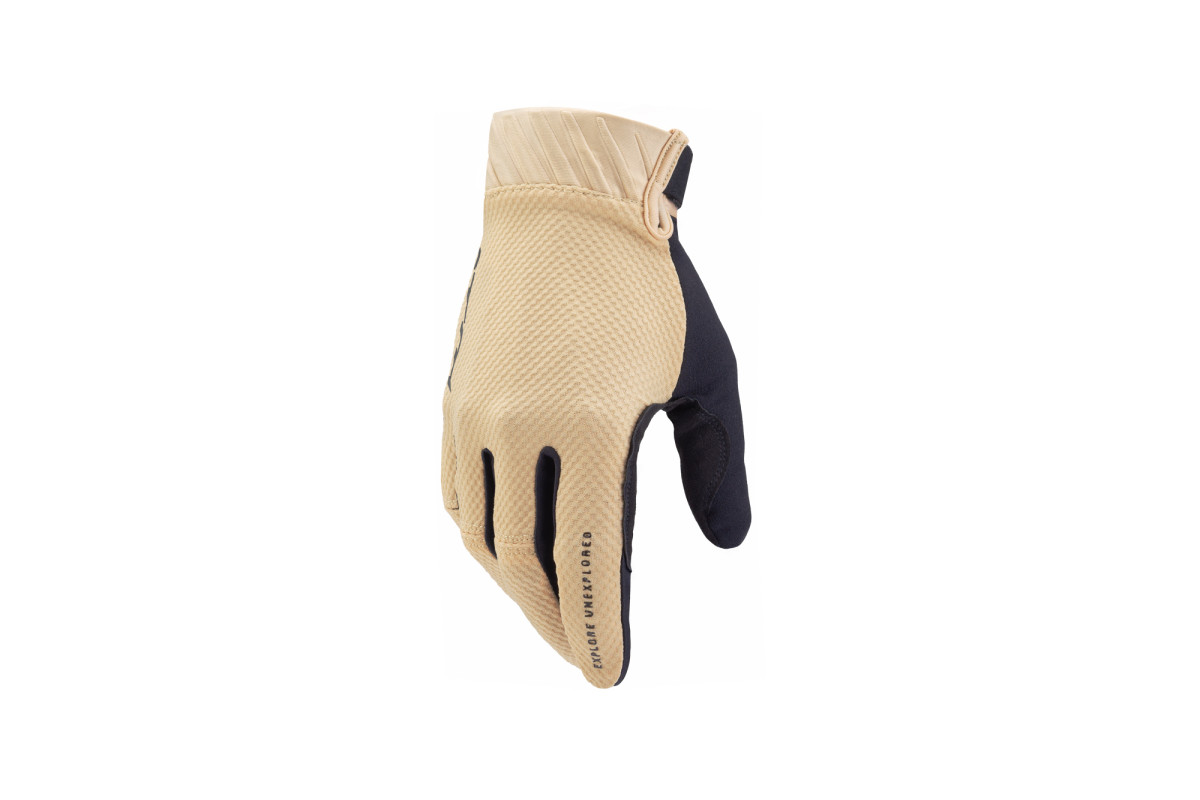 Rukavice CTM Pathyst dlhe, velcro, S, púštne