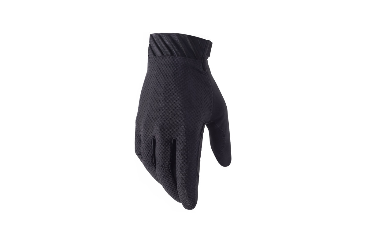 Rukavice CTM Pathyst dlhe, velcro, M, čierne