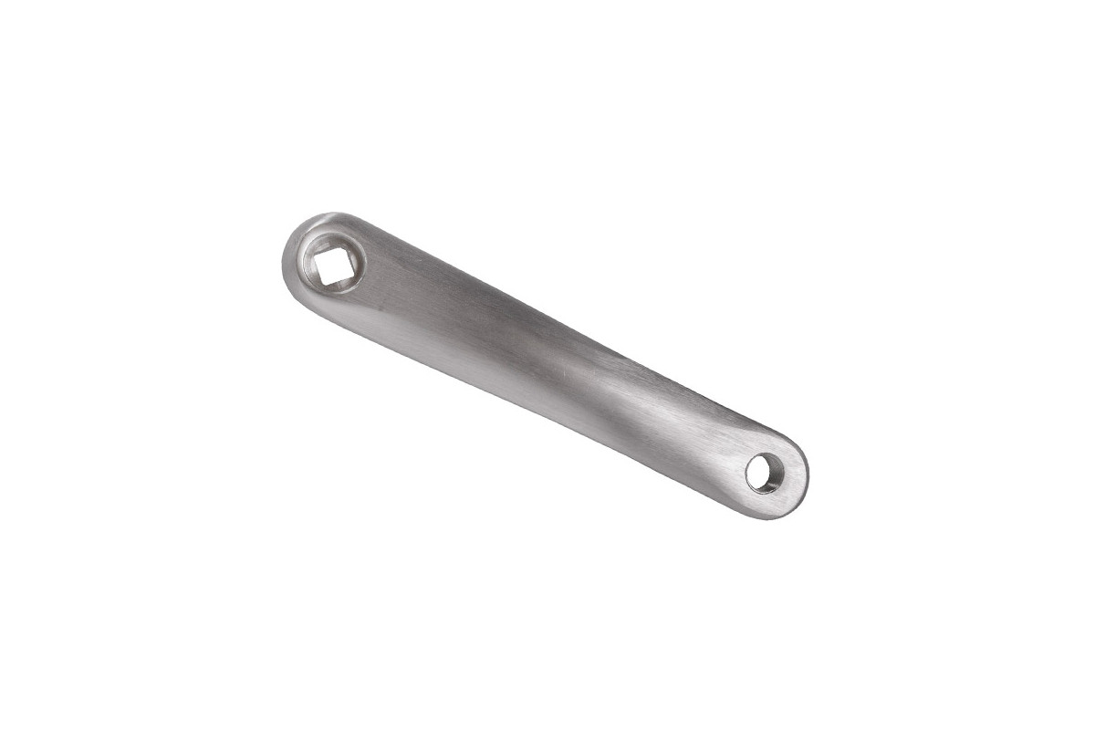 Kľuka ľavá, Al,170mm, strieborná