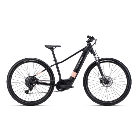 RUBY GX 29 - matná čierna / lesklá staroružová M (16)