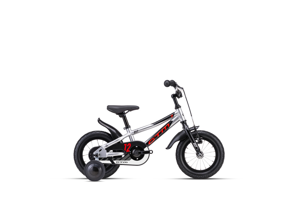 BILLY - strieborná / neónovočervená 6,5