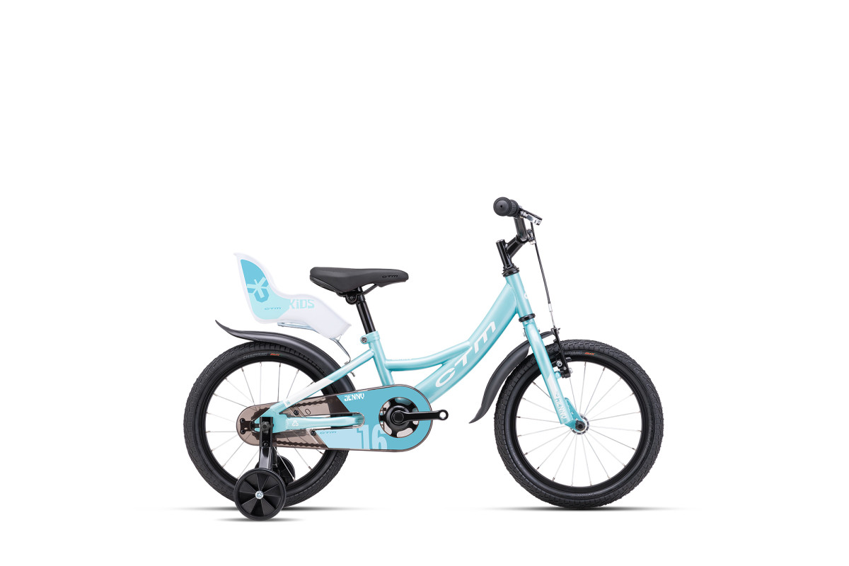 JENNY - tyrkysová / biela 8