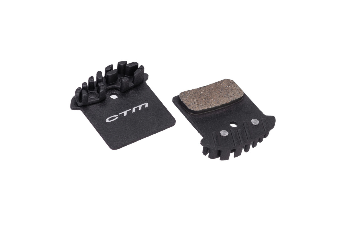 Brzdové doštičky CTM OC-01 s chladičom, Shimano XTR, XT, SLX, FSA, organické