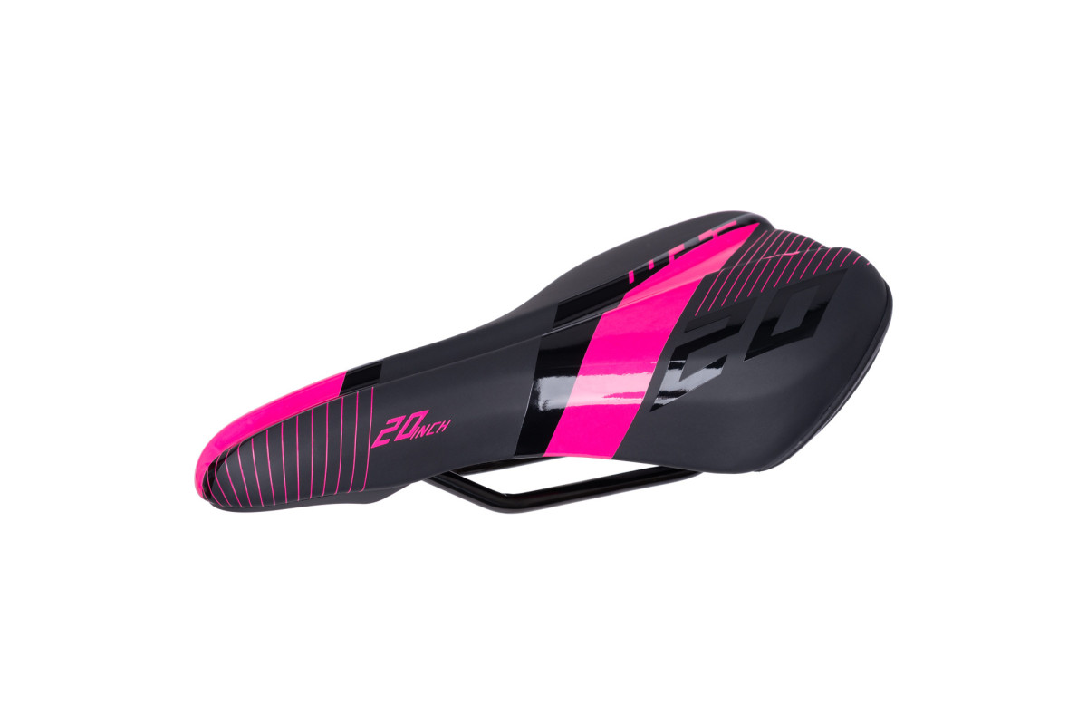 Sedlo CTM detské Flash, čierna/ružová, 16/20''