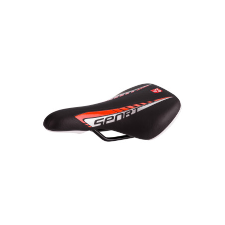 Sedlo CTM detské Foxy, čierne, červený pásik, 16''