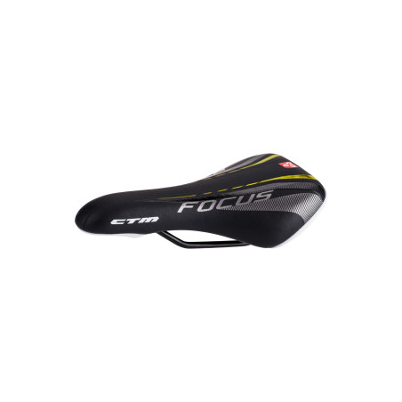 Sedlo CTM detské Rocky, čierna/žltá, 24''