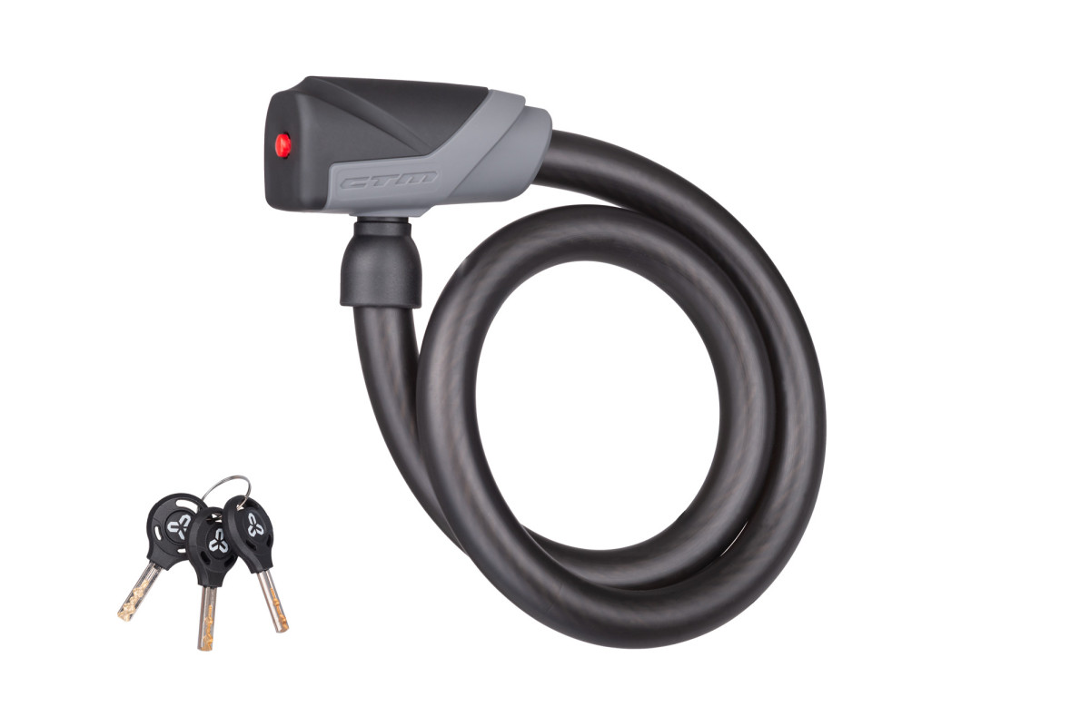 Zámok slučkový CTM CABLE, 18x800mm