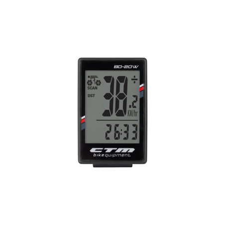 Cyklopočítač CTM, BD-20W, čierny