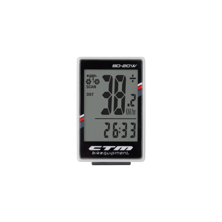 Cyklopočítač CTM, BD-20W, biely