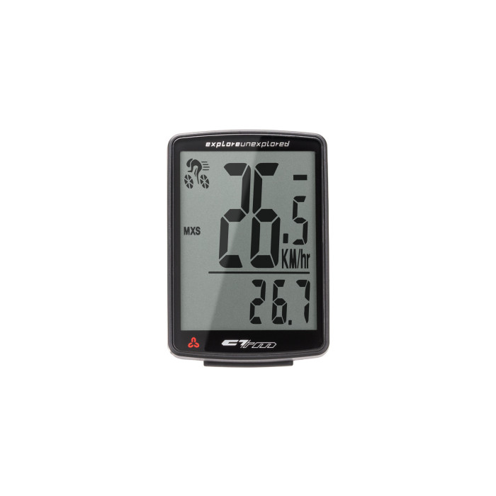 Cyklopočítač CTM, BC-22W, čierny
