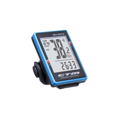 Cyklopočítač CTM, BD-20W, modrý