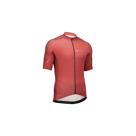 Dres CTM ROAK , na zips, tehlová  červená, XL
