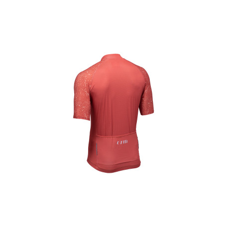 Dres CTM ROAK , na zips, tehlová  červená, XL