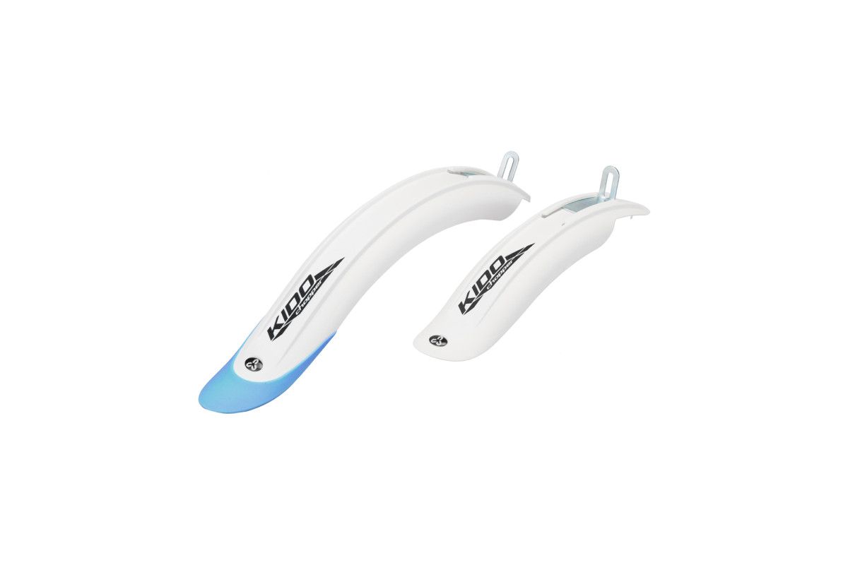 Blatníky CTM KIDO, SDS, biela/modrá 16''