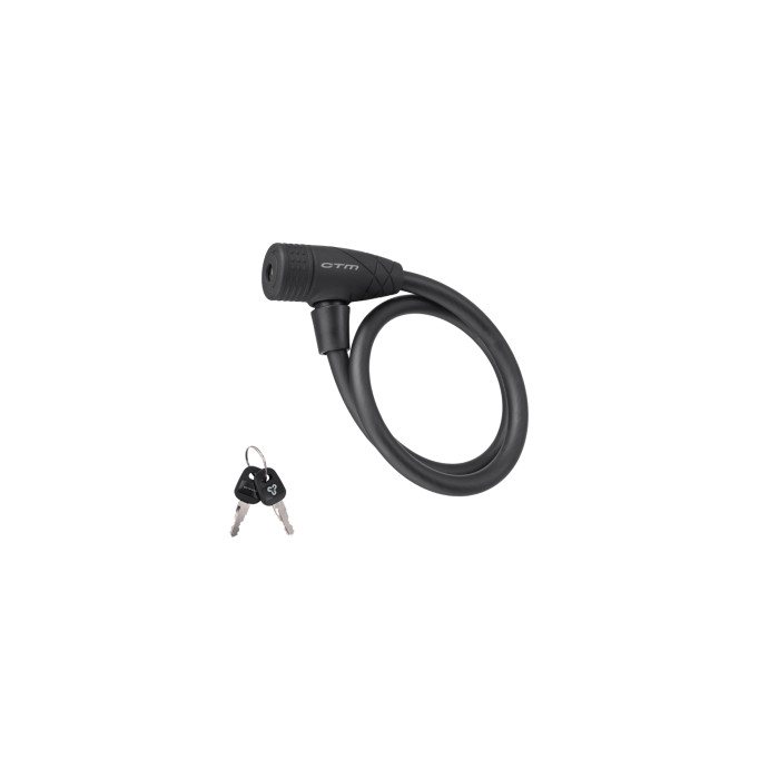 Zámok špirálový CTM CABLE, 10x650mm