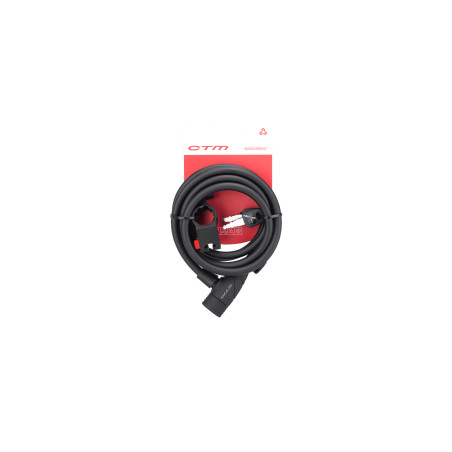 Zámok špirálový CTM CABLE, 10x1800mm