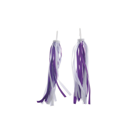 Strapce na riadidlá, fialová/biela