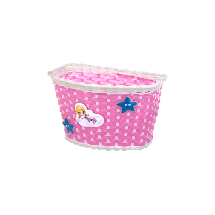 Košík na riadidlá , detský plastový, biely okraj