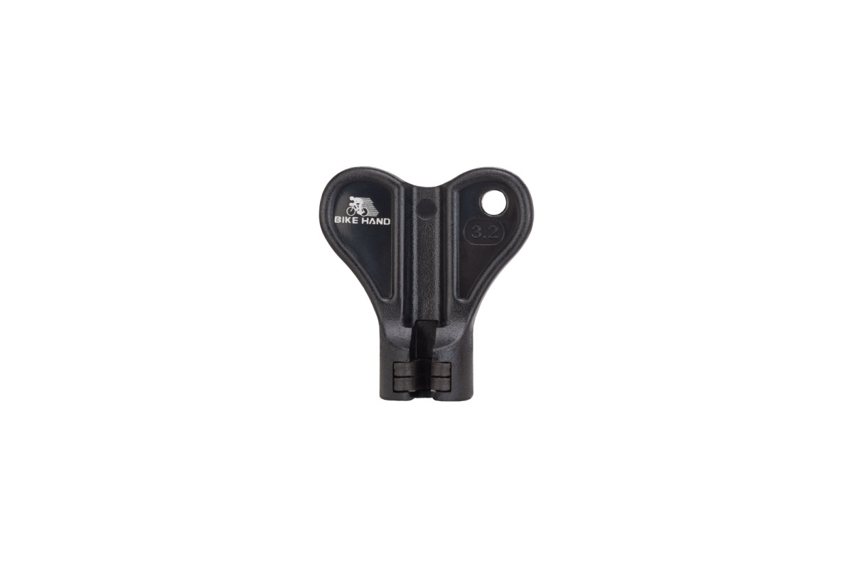 Kľúč na niple BIKE HAND 3,2mm, čierny